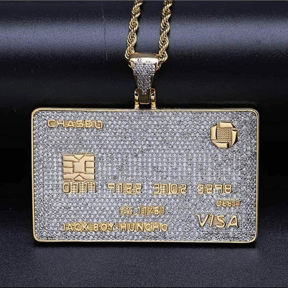 Custom made credit card pendant list name you want on it below! Ready in 13 days - Picture 13 of 16